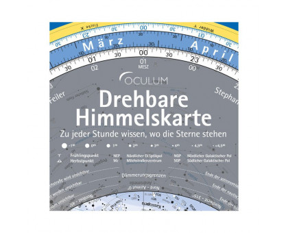 Oculum Verlag Sternkarte Drehbare Himmelskarte 29cm