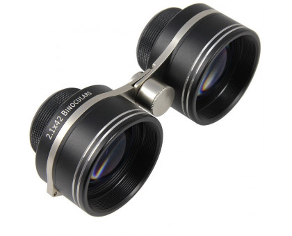 Omegon 2.1x42 wide-field binoculars for star field observing