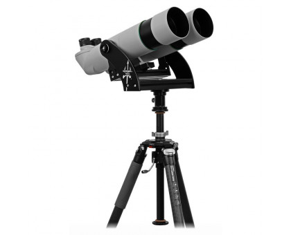 Omegon Brightsky 26x82 45° binoculars including Neptune fork mount with centre column and tripod