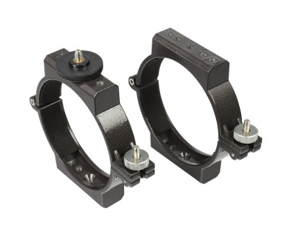 Omegon 100mm tube clamps for 102/660 telescope