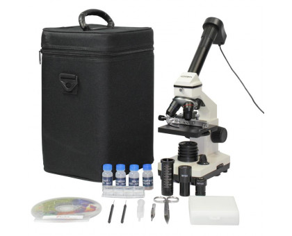 Omegon Microscope MonoView, MicroStar, achromat, 1280x, LED