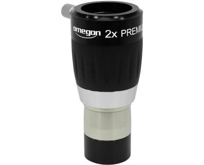 Omegon 1.25", 2X premium Barlow lens