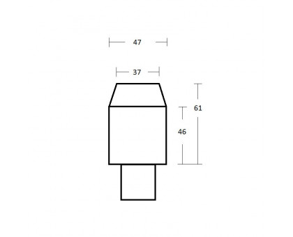 Omegon 2'' projection adapter with T2 connection