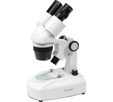 Omegon StereoView, incident + translucent light, 80x, LED