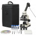 Omegon Microscope Mikroskopier-Set, MonoView 1200x, Kamera, Mikroskopie Standardwerk, Präparationsausrüstung