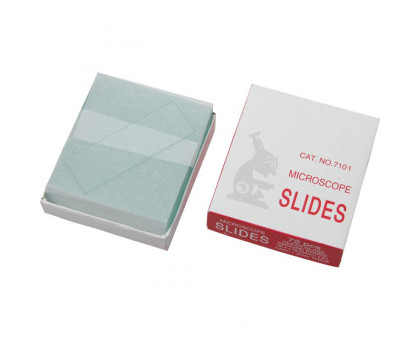 Omegon microscope slides, 25.5 x 76.2cm, ground edges, 50 pieces