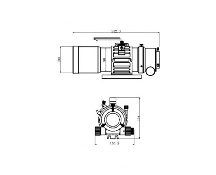 TS Optics Apochromatic refractor AP 76/418