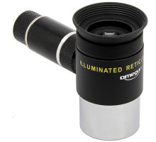 Omegon Reticle eyepieces Illuminated crosshair eyepiece, Kellner 12mm