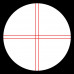 Omegon Reticle eyepieces Illuminated crosshair eyepiece, Kellner 12mm