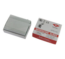 Omegon microscope slides, matt, pk of 50