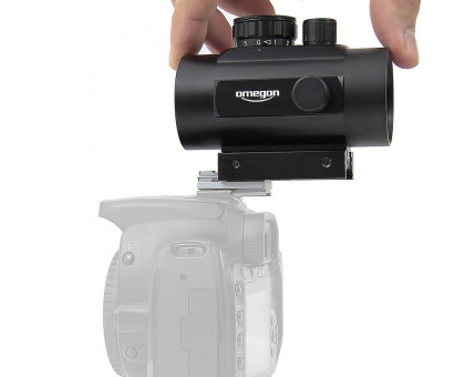 Omegon Red Dot Finder for DSLR flash shoe