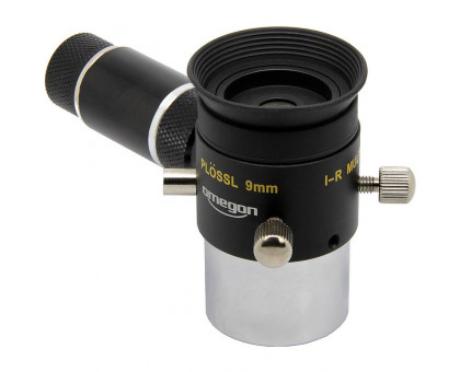 Omegon Reticle eyepieces Illuminated crosshair eyepiece, Plössl 9mm