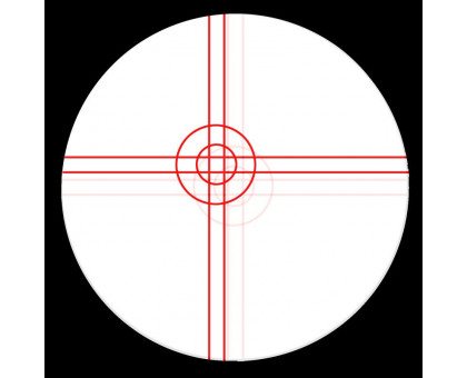 Omegon Reticle eyepieces Illuminated crosshair eyepiece, Plössl 9mm