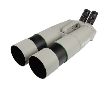 Omegon Brightsky 30x100 45° binoculars including Neptune fork mount with centre column and tripod