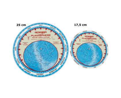 Omegon Star chart Planisphere