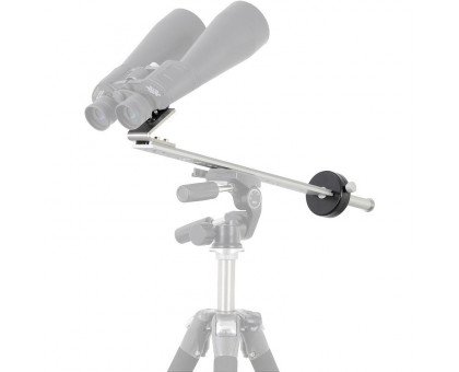 Omegon binocular mount with counterweight