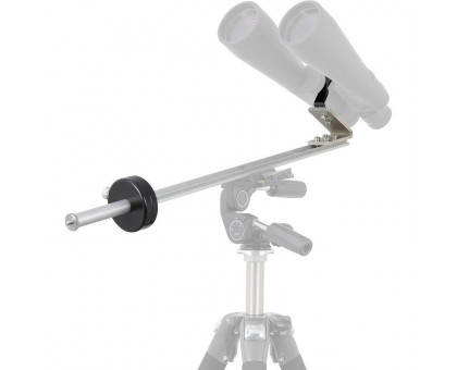 Omegon binocular mount with counterweight