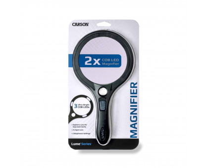 Lumé Series™ 2x Power 4.5″ Acrylic Lens COB LED Lighted Magnifier