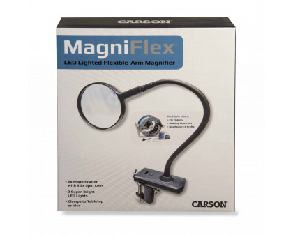 MagniFlex™ Hands Free Tabletop Mounted Clamp-On Magnifier