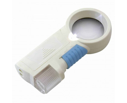 Серія PRO MagniFlash™ 7x з 1,5-дюймовим асферичним об'єктивом зі світлодіодним підсвічуванням, збільшувальним склом і ліхтариком