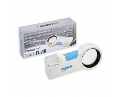 Серія PRO MagniFlash™ 9x з 1,5-дюймовим асферичним об'єктивом зі світлодіодним підсвічуванням, збільшувальним склом і ліхтариком