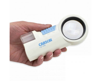 Серія PRO MagniFlash™ 11x з 1,5-дюймовим асферичним об'єктивом зі світлодіодним підсвічуванням, збільшувальним склом і ліхтариком