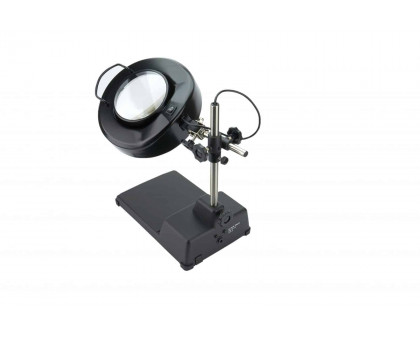 MagniLamp Pro ™ 2.5 x Потужність 5 " світлодіодна настільна лампа з підсвічуванням Лупа