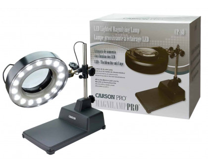 MagniLamp Pro ™ 2.5 x Потужність 5 " світлодіодна настільна лампа з підсвічуванням Лупа