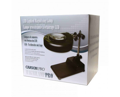 MagniLamp Pro ™ 2.5 x Потужність 5 " світлодіодна настільна лампа з підсвічуванням Лупа