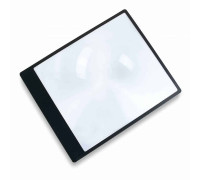MagniSheet ™ 2x Потужність 8,25 х 10,75 дюйма гнучка Лупа Френеля для сторінок
