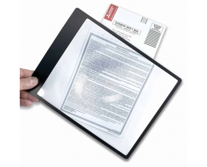 MagniSheet ™ 2x Потужність 8,25 х 10,75 дюйма гнучка Лупа Френеля для сторінок