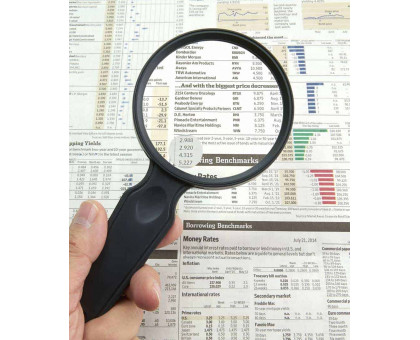 MagniView™ 2x Power 3.5″ Acrylic Lens Compact and Lightweight Hand-Held Magnifiers with Spot Lens