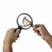 MagniView™ 2x Power 3.5″ Acrylic Lens Compact and Lightweight Hand-Held Magnifiers with Spot Lens