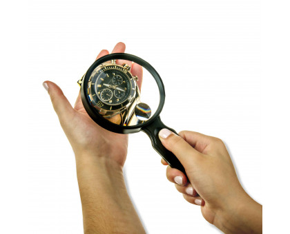 MagniView™ 2x Power 3.5″ Acrylic Lens Compact and Lightweight Hand-Held Magnifiers with Spot Lens