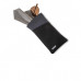 Eyeglass Pouch with Built-in Microfiber Cloth