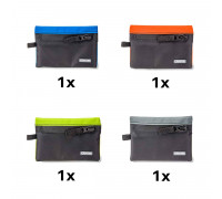 Water Resistant Floating Wallet Assorted Pack of 4