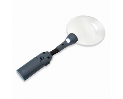 HelpingHands™ 2x Power 4.3″ LED Magnifier Stand and Hands-Free Magnifier Station with Fully Adjustable Clamps