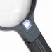 SplitHandle™ Hand-Held or Hands-Free 4″ Acrylic Lens 2X Magnifier with 3.5X Spots Lens and Neck Strap