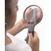 SplitHandle™ Hand-Held or Hands-Free 4″ Acrylic Lens 2X Magnifier with 3.5X Spots Lens and Neck Strap