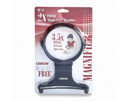 MagniFree™ 2x Hands-Free Crafting Magnifier with 3.5x Spot Lens