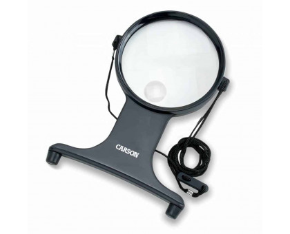 MagniFree™ 2x Hands-Free Crafting Magnifier with 3.5x Spot Lens