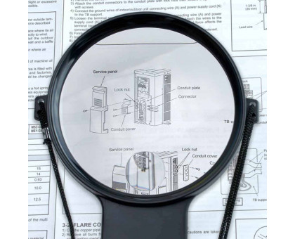 MagniFree™ 2x Hands-Free Crafting Magnifier with 3.5x Spot Lens
