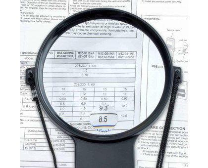 MagniFree™ 2x Hands-Free Crafting Magnifier with 3.5x Spot Lens