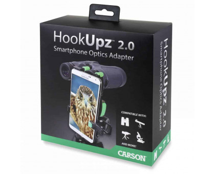 HookUpz™ 2.0 Універсальний Адаптер для цифрової оптики смартфонів для біноклів, оптичних прицілів, телескопів, мікроскопів, монокулярів