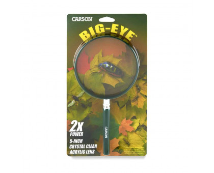 Увеличитель BigEye ™ 2x с увеличительным стеклом большого размера 5,0-дюймовый Объектив без искажений