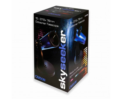 Skyseeker™ Телескоп з ньютонівським відбивачем з кріпленням Добсона, 15-37, 5 x, Синій