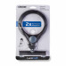 LumiCraft™ LED Lighted Hands-Free 2x Magnifier with 4x Spot Lens & Neck Cord