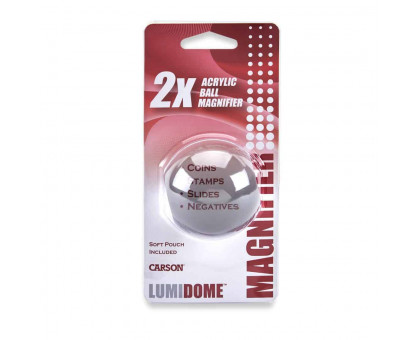 LumiDome™ 2X Мощность 2 "Акриловая Лупа с шариковой Лупой