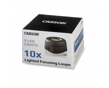 Світлодіодна лупа VersaLoupe™ 10x Power 1 " зі світлодіодним підсвічуванням фокусуюча Лупа-лупа