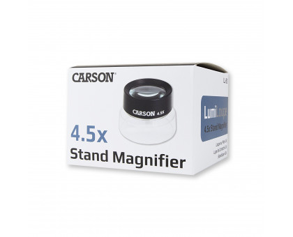 LumiLoupe™ 4.5X Power 2.65″ Pre-Focused Stand Magnifier